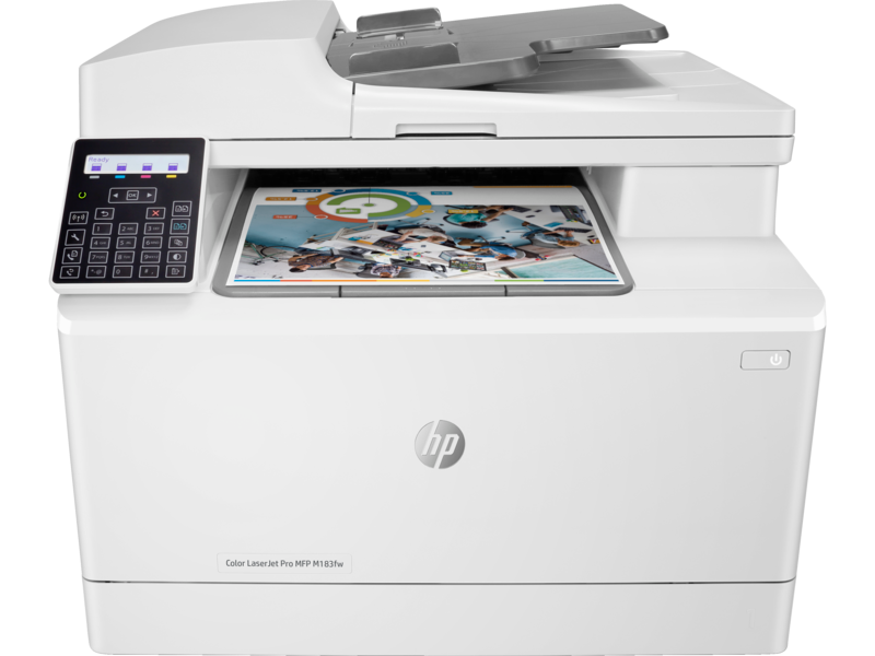 HP Color LaserJet Pro MFP M183fw Multifunction Color Laser Printer