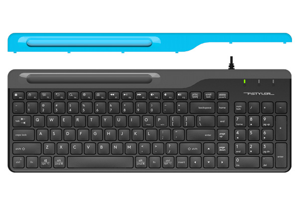 A4TECH FK25 Fstyler Wired Keyboard with Mobile Stand