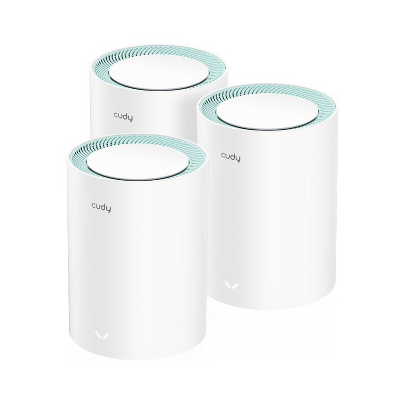 Cudy M1300 AC1200 Dual Band Gigabit Mesh Router (3 Pack)