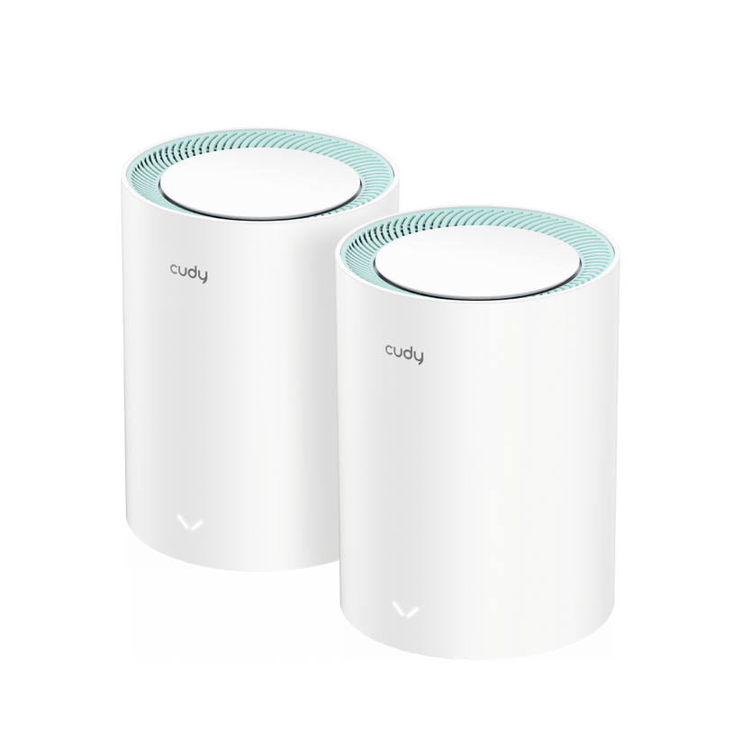 Cudy M1300 AC1200 Dual Band Gigabit Mesh Router (2 Pack)